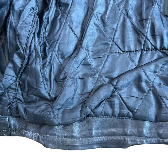 Vanguard Authentic Vintage Leather Moto Motorcycle Jacket, size 42 - Picture 3 of 14
